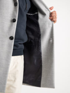 IMPERIAL Cappotto basico con scollo a v K714AEWFGR Perla (4)