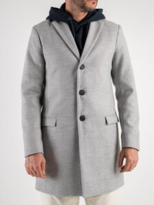 IMPERIAL Cappotto basico con scollo a v K714AEWFGR Perla (6)
