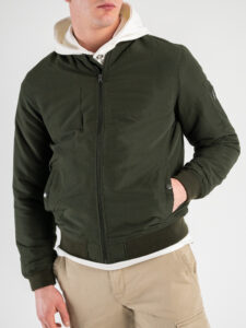 ONLY&SONS Bomber trapuntato da mezza stagione con zip e tasche JACK 22016473 Rosin3