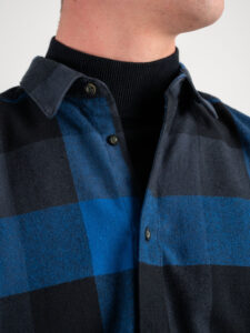 ONLY&SONS Camicia in flanella a quadri GUDMUND 3T 22020301 True Blue (7) – Copia