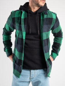 ONLY&SONS Camicia in flanella a quadri GUDMUND 3T 22020301 Verdant Green (5)
