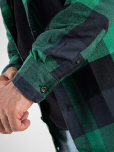 ONLY&SONS Camicia in flanella a quadri GUDMUND 3T 22020301 Verdant Green (6)