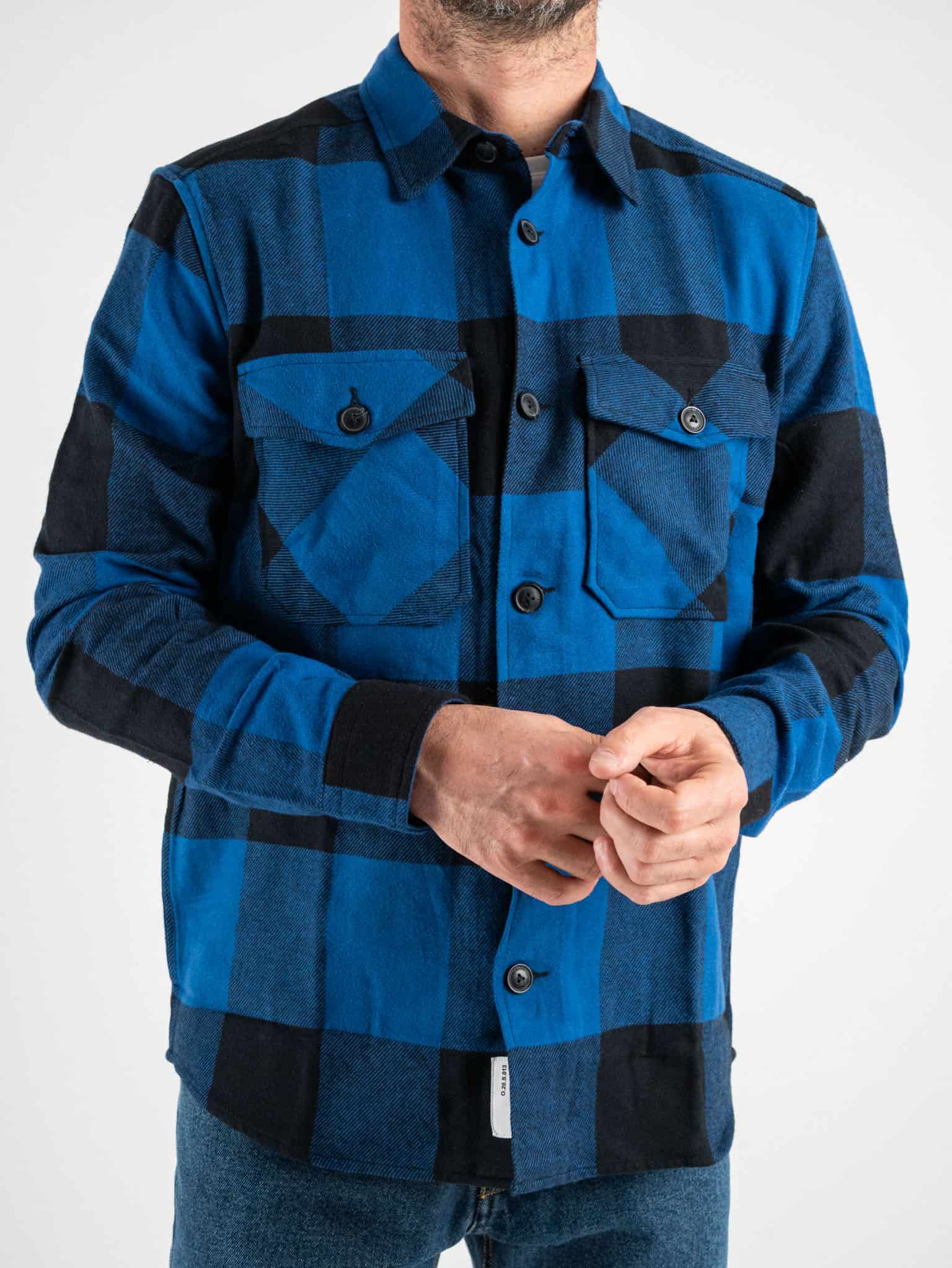 Camicia blu on sale a quadri