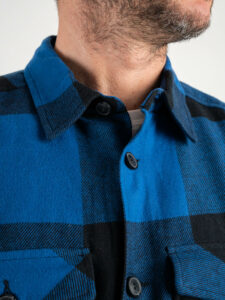 ONLY&SONS Camicia in flanella a quadri con tasche MILO 22019854 True Blue (2)