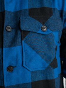 ONLY&SONS Camicia in flanella a quadri con tasche MILO 22019854 True Blue (3)