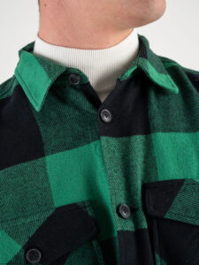ONLY&SONS Camicia in flanella a quadri con tasche MILO 22019854 Verdant Green (6)