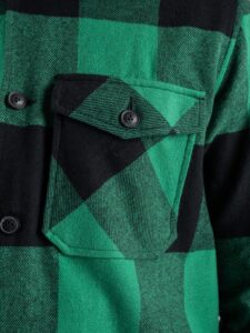 ONLY&SONS Camicia in flanella a quadri con tasche MILO 22019854 Verdant Green (7)