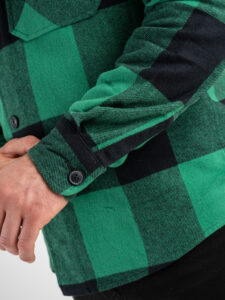 ONLY&SONS Camicia in flanella a quadri con tasche MILO 22019854 Verdant Green (8)