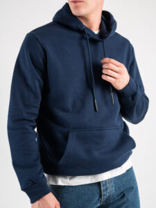 ONLY&SONS Felpa con cappuccio felpata CERES 22018685 Dress Blues (5)