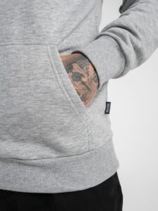 ONLY&SONS Felpa con cappuccio felpata CERES 22018685 Light Grey Melange2