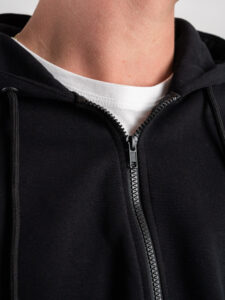 ONLY&SONS Felpa full zip felpata con cappuccio CERES 22018684 Black (6)