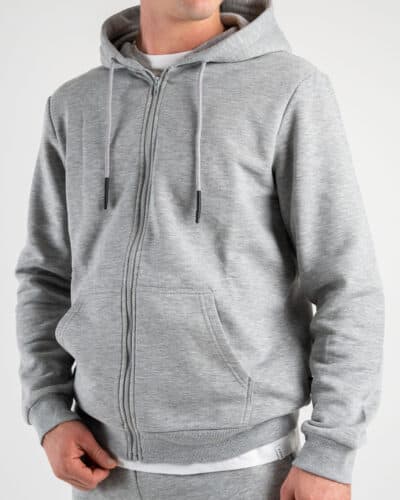 ONLYSONS Felpa full zip felpata con cappuccio CERES 22018684 Light Grey Melange 3 Nuovi Arrivi