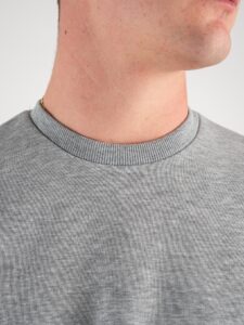 ONLY&SONS Felpa girocollo felpata CERES 22018683 Light Grey Melange (3)