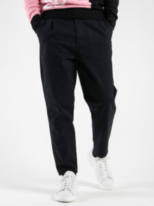 ONLY&SONS Pantalone basico con gamba morbida ed elastico in vita CAM DEW 22022365 Black (2)
