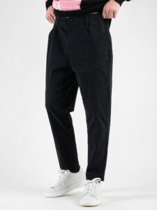 ONLY&SONS Pantalone basico con gamba morbida ed elastico in vita CAM DEW 22022365 Black (5)