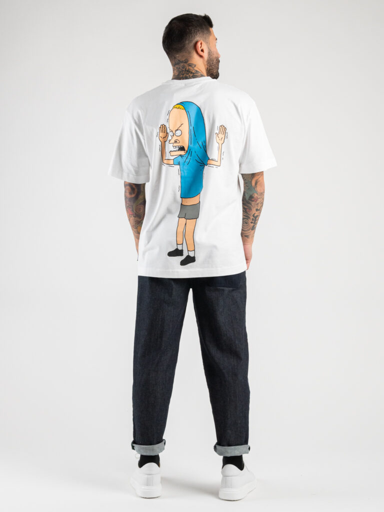 ONLYSONS T shirt in cotone con stampa MTV fronteretro BEAVIS 22024200 Bright White 2 ONLY&SONS ONLY&SONS T-shirt in cotone con stampa MTV fronte/retro BEAVIS 22024200 Bright White