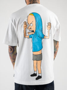 ONLY&SONS T-shirt in cotone con stampa MTV fronteretro BEAVIS 22024200 Bright White (3)
