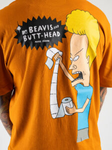 ONLY&SONS T-shirt in cotone con stampa MTV fronteretro BEAVIS 22024200 Hawaiian Sunset (1)