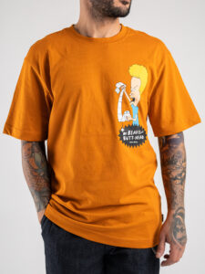 ONLY&SONS T-shirt in cotone con stampa MTV fronteretro BEAVIS 22024200 Hawaiian Sunset (5)