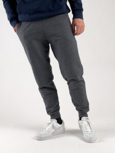 Pantalone tuta felpato con polsini 6AI Grigio Scuro (1)