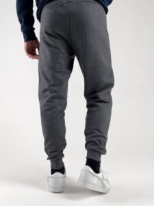 Pantalone tuta felpato con polsini 6AI Grigio Scuro (4)