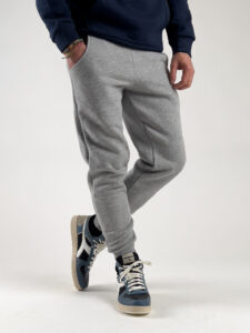 Pantalone tuta felpato con polsini M30 Grigio (1)