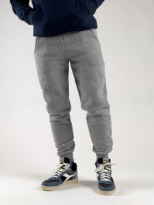 Pantalone tuta felpato con polsini M30 Grigio (4)
