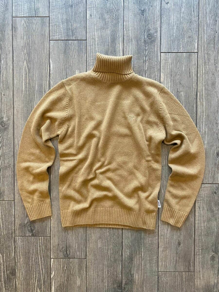BERNA Dolcevita LAMBSWOOL logo ricamo 223003 Cammello