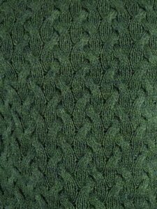 BL11 Maglione girocollo con piccole trecce G50 Verde (5)