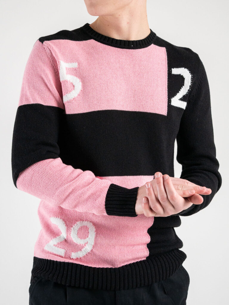 IMPERIAL Maglione girocollo bicolore tg.unica M3614IPAR NeroRosa 2 IMPERIAL IMPERIAL Maglione girocollo bicolore tg.unica M3614IPAR Nero/Rosa
