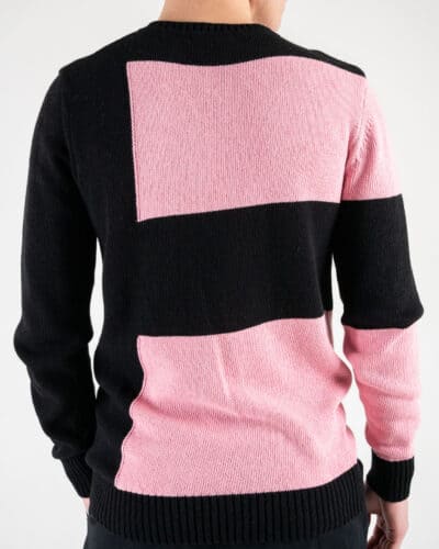 IMPERIAL Maglione girocollo bicolore tg.unica M3614IPAR NeroRosa 3 IMPERIAL IMPERIAL Maglione girocollo bicolore tg.unica M3614IPAR Nero/Rosa