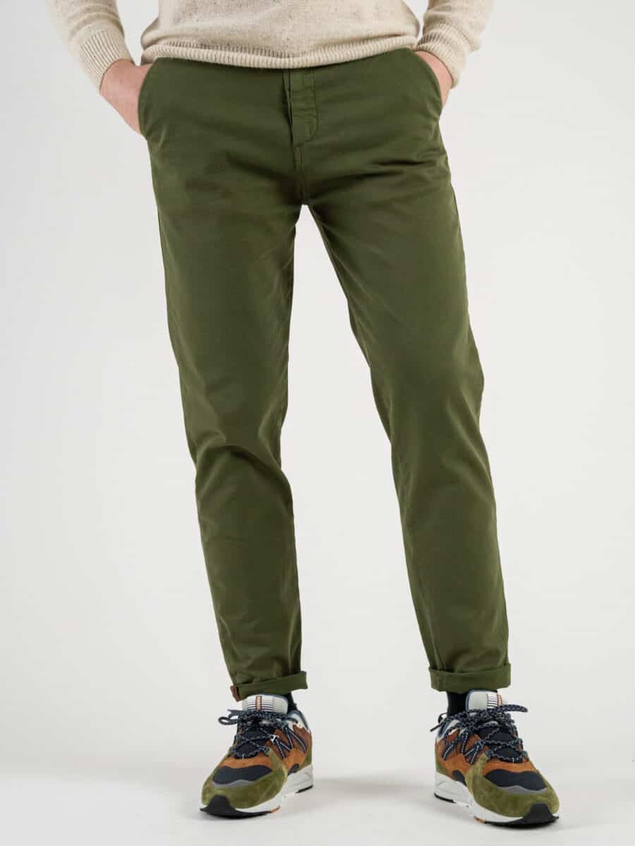 IMPERIAL Pantalone chino basico P640314067 Verde