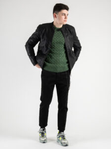ONLY&SONS Biker in ecopelle semplice con zip MIKE 22012339 Black (3)
