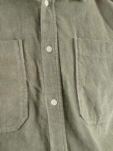 ONLY&SONS Camicia in velluto stondata con tasche frontali SALP 22024716 Seagrass4