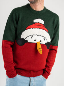 ONLY&SONS Maglione girocollo Pupazzo di Neve XMAS REG 22023346 Eden (1)