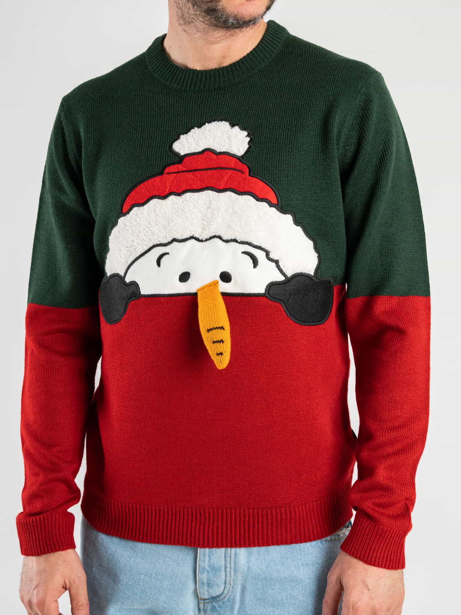 ONLY SONS Maglione girocollo di natale con Pupazzo di Neve XMAS REG 22023346 Eden Prezzo 0 00 Estasi Fashion