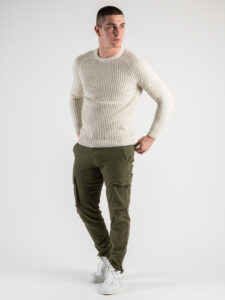 ONLY&SONS Pantalone cargo con tasconi 22024563 Olive Night4