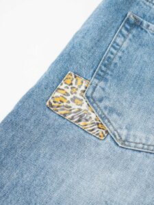 GIANNI LUPO Jeans con rotture e pacth animalier GL6161Q denim5