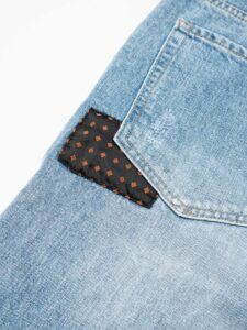 GIANNI LUPO Jeans con rotture e toppe con catenella removibile GL6153Q Azzurro11