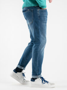 GIANNI LUPO Jeans skinny elasticizzato slavato GL6118Q blu denim (1)