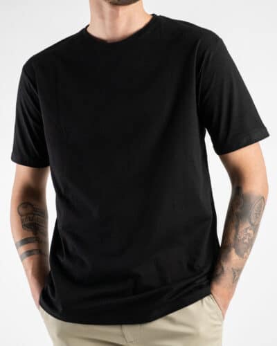 GIANNI LUPO T shirt in cotone basica GL963F Black2 Nuovi Arrivi