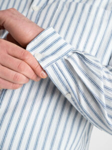 ONLY&SONS Camicia in cotone rigata con taschino frontale ALVARO 22023977 Dress BluesWhite (9)