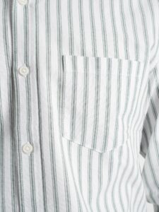 ONLY&SONS Camicia in cotone rigata con taschino frontale ALVARO 22023977 Duck GreenWhite (6)