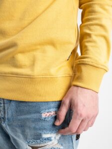 ONLY&SONS Felpa girocollo garzata SOUTH 22025965 Ochre3