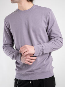 ONLY&SONS Felpa girocollo garzata SOUTH 22025965 Purple Ash1