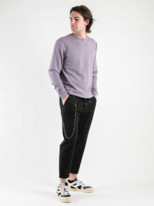 ONLY&SONS Felpa girocollo garzata SOUTH 22025965 Purple Ash4