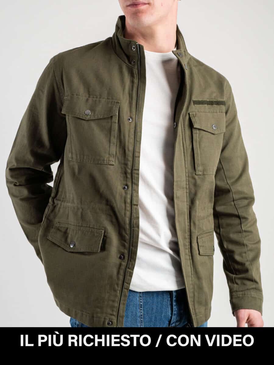 ONLY&SONS Giacchetta militare con tasconi DENNIS 22024230 Olive Night