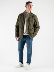 ONLY&SONS Giubbino militare con tasconi DENNIS 22024230 Olive Night7