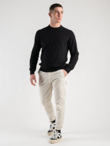 ONLY&SONS Maglioncino basico leggero girocollo REX 22024080 Black (4)