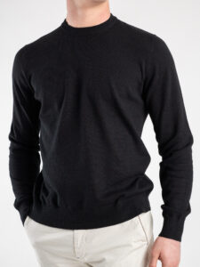 ONLY&SONS Maglioncino basico leggero girocollo REX 22024080 Black (7)